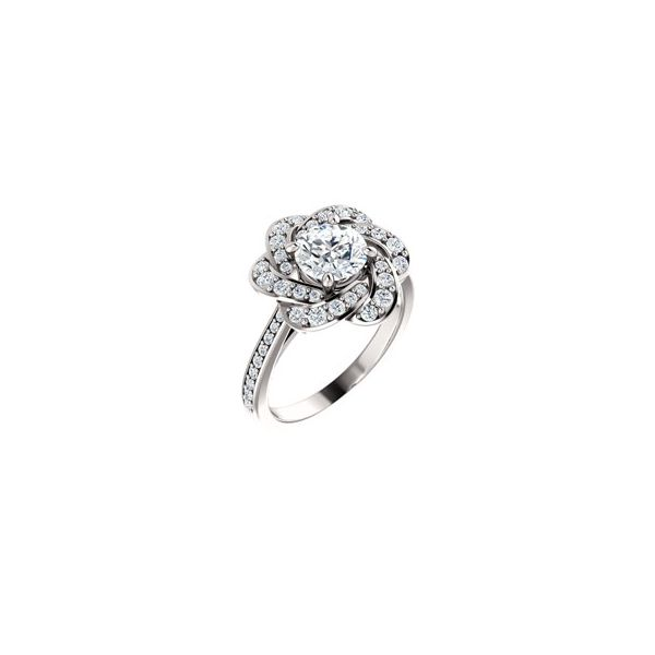Stuller Ring 001-140-00483 14KW - Diamond Engagement Rings | Hollingsworth  Jewelers Gallery | Petaluma, CA