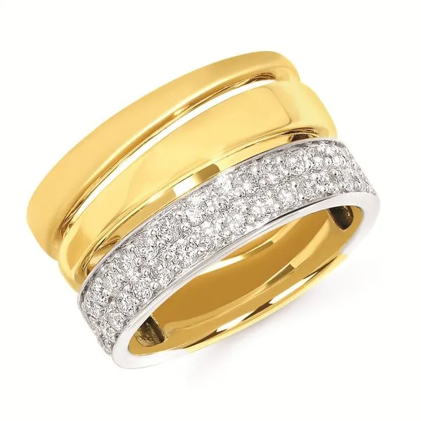 14K Yellow Gold Diamond Band – 3/4 CTW Duke's Jewelers Springville, UT