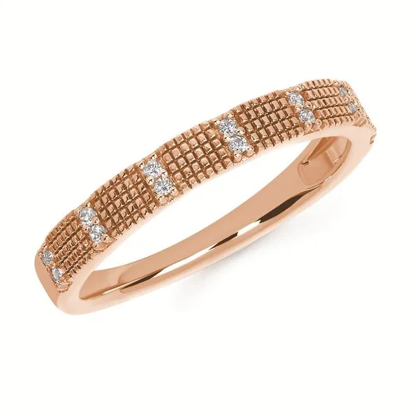 14K Rose Gold Diamond Band – 0.05 CTW Duke's Jewelers Springville, UT