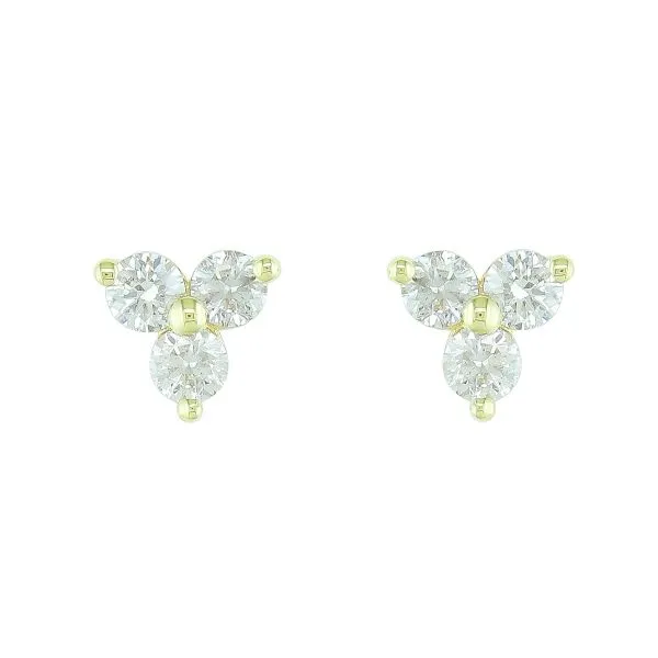 Three Stone Diamond Earring Duke's Jewelers Springville, UT