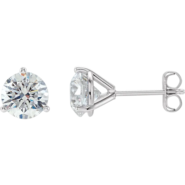 Natural Diamond Stud Earrings - 1 Carat Duke's Jewelers Springville, UT
