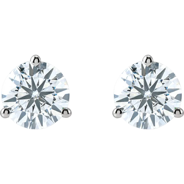 3-Prong Diamond Stud Earrings – 2.02ctw Duke's Jewelers Springville, UT