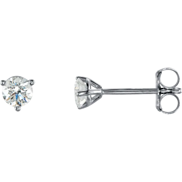 3-Prong Diamond Stud Earrings – 1/3 carat Duke's Jewelers Springville, UT