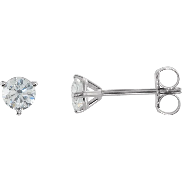 3-Prong Diamond Stud Earrings – 0.56ctw Duke's Jewelers Springville, UT