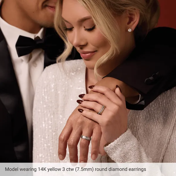 3-Prong Diamond Stud Earrings – 1.05ctw Image 5 Duke's Jewelers Springville, UT