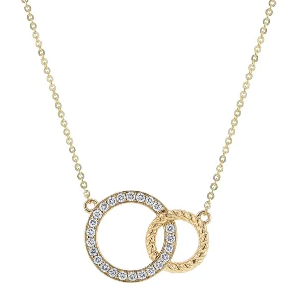 Entwined Diamond Circle Necklace Duke's Jewelers Springville, UT
