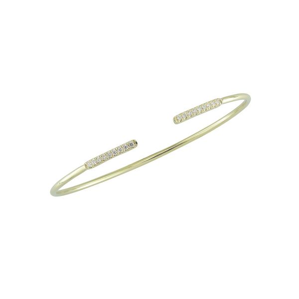 Diamond Flexible Open Bangle Duke's Jewelers Springville, UT