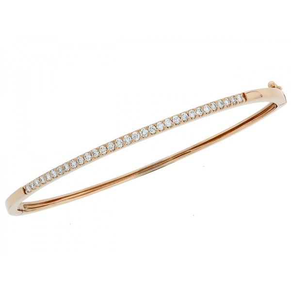Rose Gold Diamond Bangle Duke's Jewelers Springville, UT