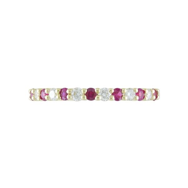 Ruby and Gold Stackable Ring Duke's Jewelers Springville, UT