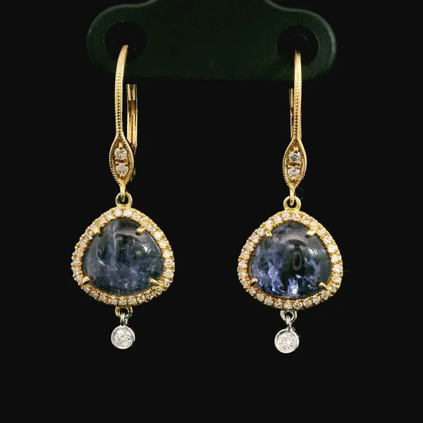 Tanzanite and Diamond Drop Earrings Duke's Jewelers Springville, UT