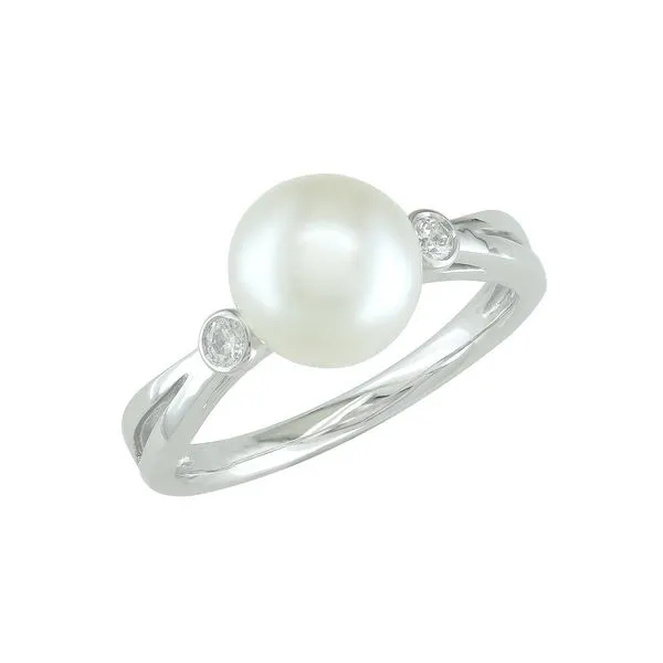 Pearl and Diamond Ring Duke's Jewelers Springville, UT