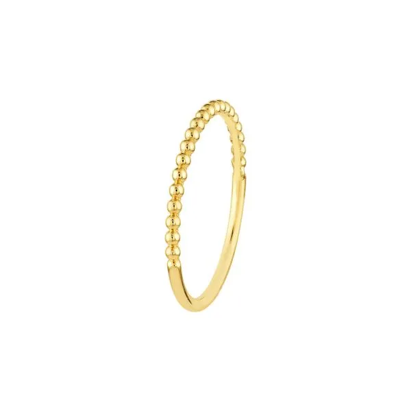 Beaded Single Row Ring Image 2 Duke's Jewelers Springville, UT