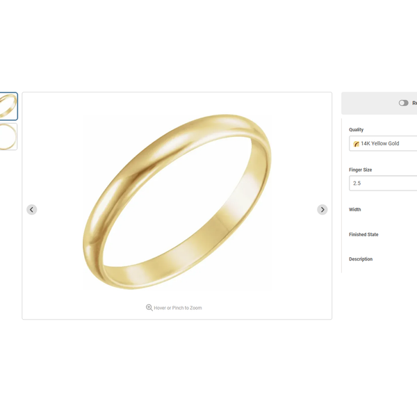 Precious Metal Ring Duke's Jewelers Springville, UT