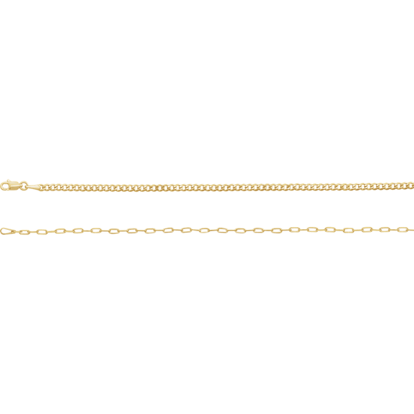 Paperclip Style Chain Image 2 Duke's Jewelers Springville, UT