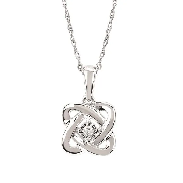 Sterling Silver Diamond Necklace Duke's Jewelers Springville, UT