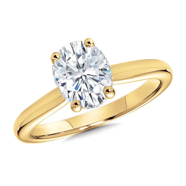 Lab Grown Diamond Engagement Ring Duke's Jewelers Springville, UT