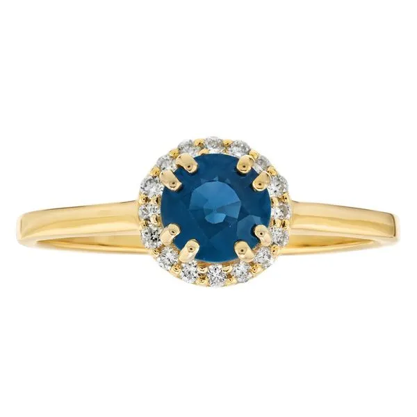 10K Yellow Gold Blue Sapphire Birthstone Ring Elgin's Fine Jewelry Baton Rouge, LA