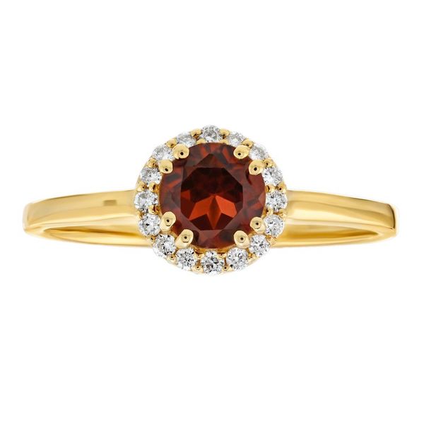 10K Yellow Gold Garnet Birthstone Ring Elgin's Fine Jewelry Baton Rouge, LA