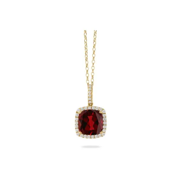 RED GARNET PENDANT Elgin's Fine Jewelry Baton Rouge, LA
