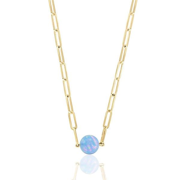 14kt Gold Opal Necklace Elgin's Fine Jewelry Baton Rouge, LA