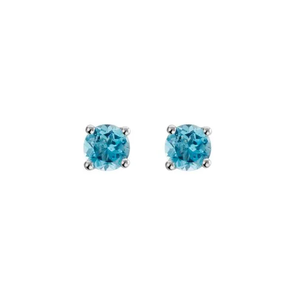 Blue Topaz Stud Earrings Elgin's Fine Jewelry Baton Rouge, LA