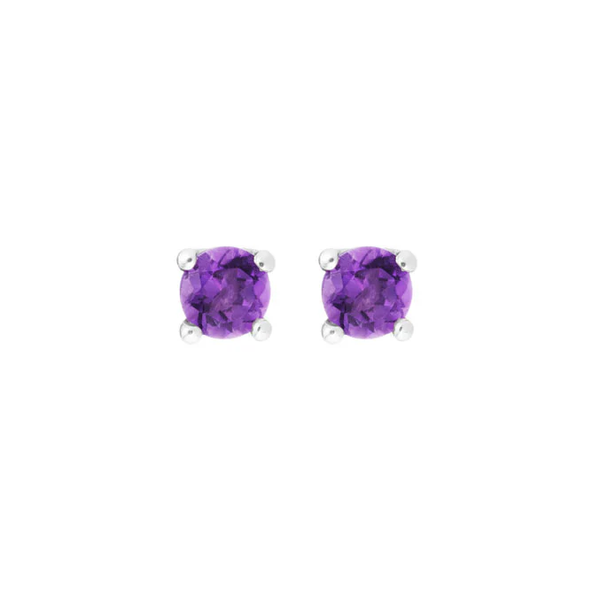 Amethyst Stud Earrings Elgin's Fine Jewelry Baton Rouge, LA
