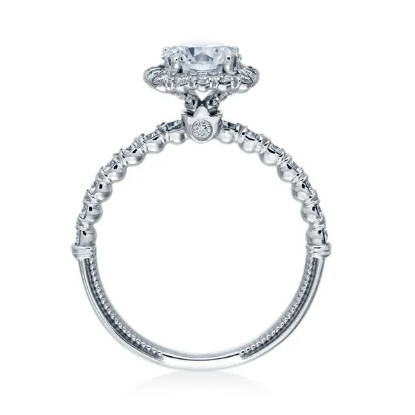 14K White Gold Verragio Renaissance Halo Engagement Ring Image 2 Elgin's Fine Jewelry Baton Rouge, LA