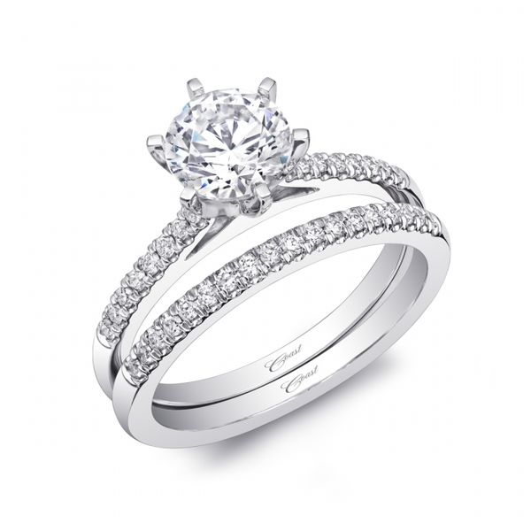 14K White Gold Diamond Engagment Ring Elgin's Fine Jewelry Baton Rouge, LA