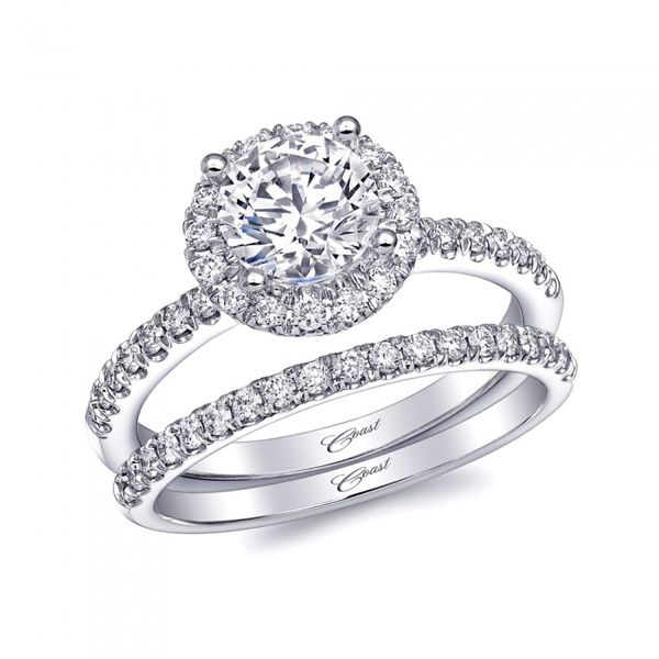 Diamond Halo Engagement Ring Elgin's Fine Jewelry Baton Rouge, LA