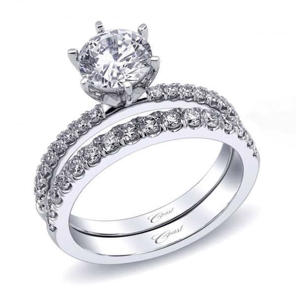 14K White Gold Diamond Engagement Ring Elgin's Fine Jewelry Baton Rouge, LA