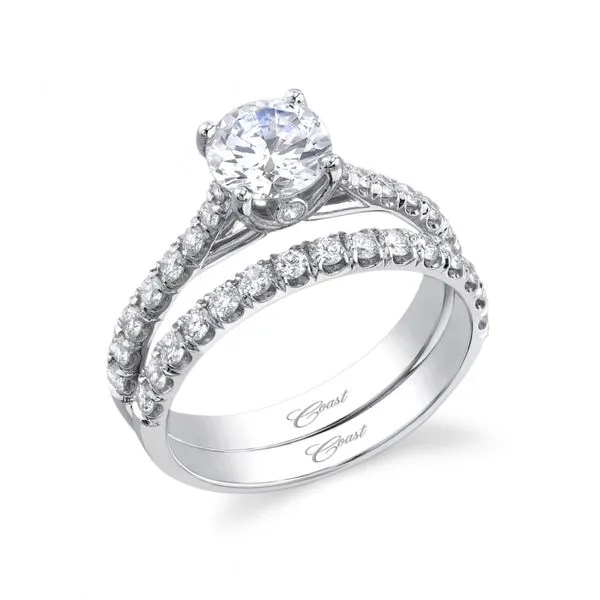 14K White Gold Diamond Engagement Ring Elgin's Fine Jewelry Baton Rouge, LA