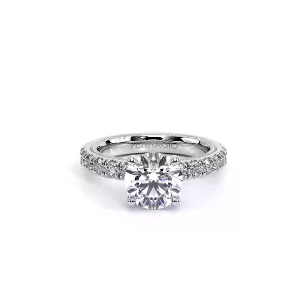 14K White Gold Verragio Tradition Diamond Engagement Ring Image 2 Elgin's Fine Jewelry Baton Rouge, LA