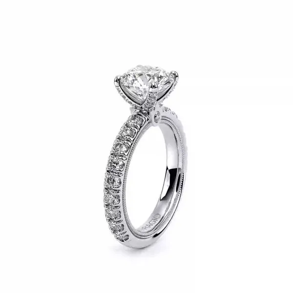 14K White Gold Verragio Tradition Diamond Engagement Ring Image 3 Elgin's Fine Jewelry Baton Rouge, LA