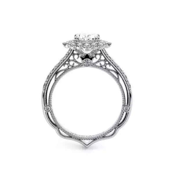 18K White Gold Verragio Venetian Diamond Engagement Ring Image 4 Elgin's Fine Jewelry Baton Rouge, LA