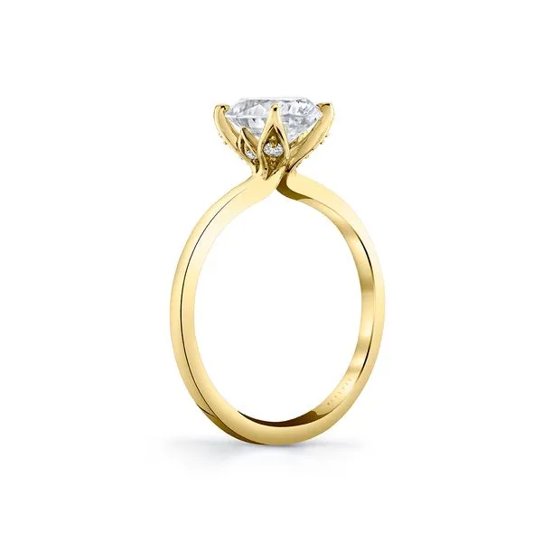 14K Yellow Gold Solitaire Engagement Ring Image 5 Elgin's Fine Jewelry Baton Rouge, LA