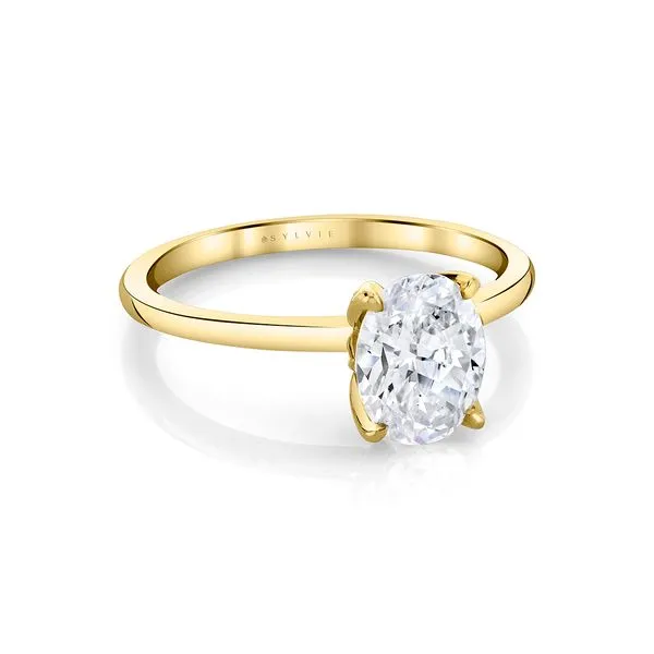 14K Yellow Gold Solitaire Engagement Ring Elgin's Fine Jewelry Baton Rouge, LA