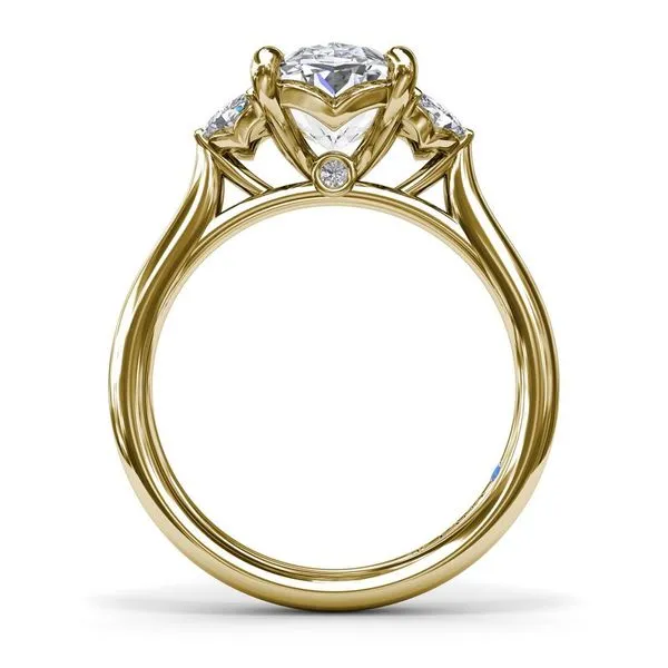 14kt Yellow Gold Diamond Engagement Ring Image 3 Elgin's Fine Jewelry Baton Rouge, LA