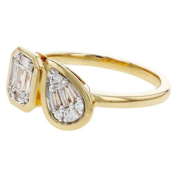 Toi Et Moi Mosaic Diamond Engagement Ring Image 2 Elgin's Fine Jewelry Baton Rouge, LA