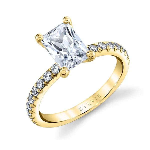 Radiant Diamond Solitaire Engagement Ring Mounting Elgin's Fine Jewelry Baton Rouge, LA