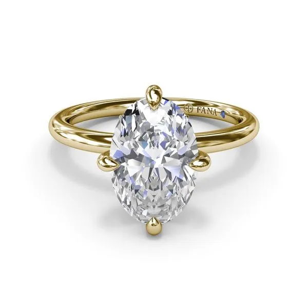 Four Prong Solitaire Diamond Engagement Ring Image 2 Elgin's Fine Jewelry Baton Rouge, LA