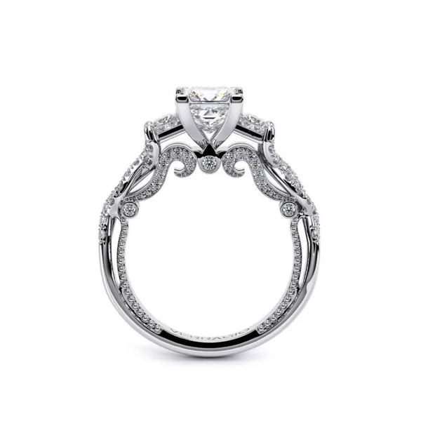 Verragio Insignia Three Stone Engagement Ring Image 2 Elgin's Fine Jewelry Baton Rouge, LA