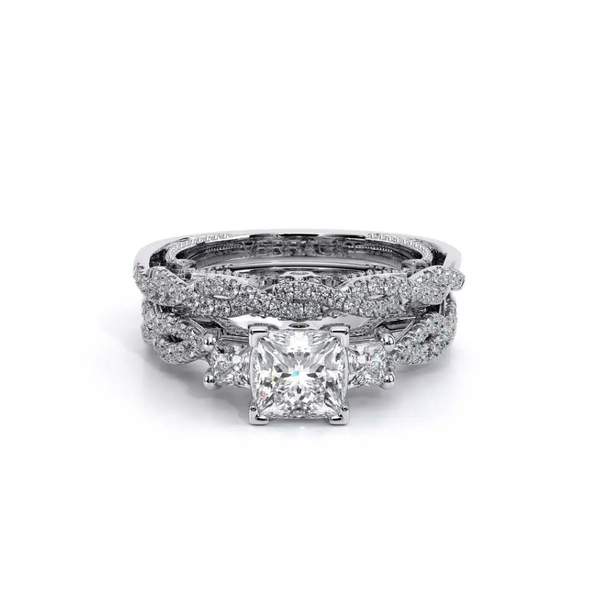 Verragio Insignia Three Stone Engagement Ring Image 3 Elgin's Fine Jewelry Baton Rouge, LA