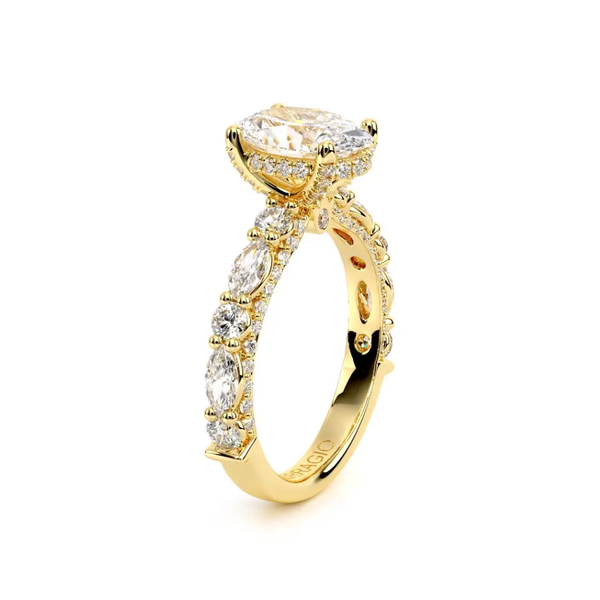 Verragio Couture Oval Engagement Ring Image 2 Elgin's Fine Jewelry Baton Rouge, LA