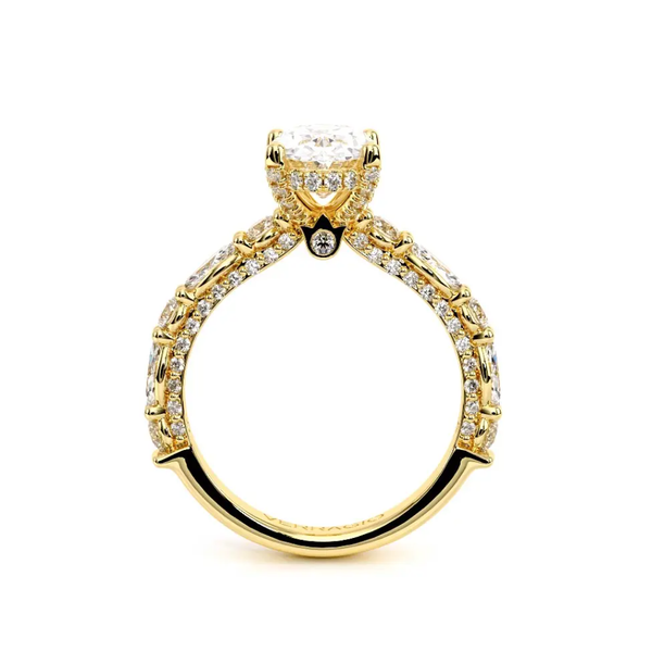 Verragio Couture Oval Engagement Ring Image 3 Elgin's Fine Jewelry Baton Rouge, LA