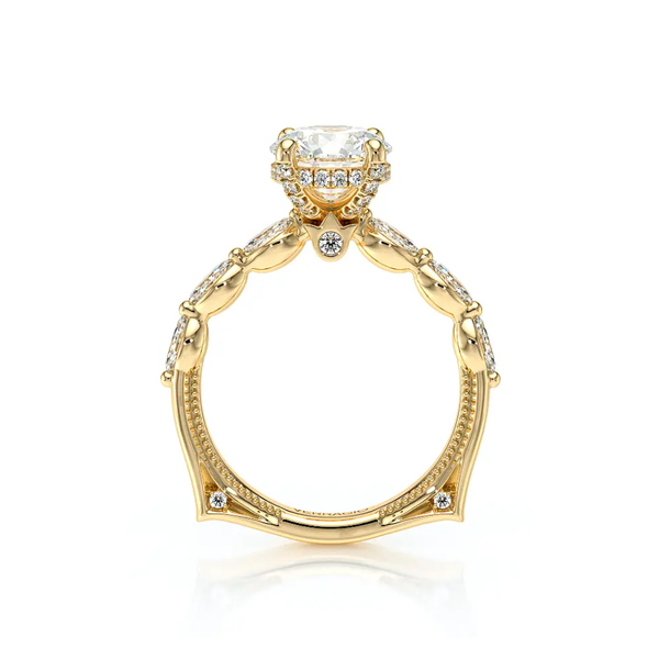 Verragio Vanguard Euro Shank Diamond Engagement Ring Image 3 Elgin's Fine Jewelry Baton Rouge, LA