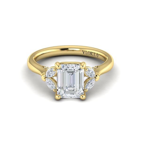 14kt Yellow Gold Diamond Engagement Ring Image 2 Elgin's Fine Jewelry Baton Rouge, LA