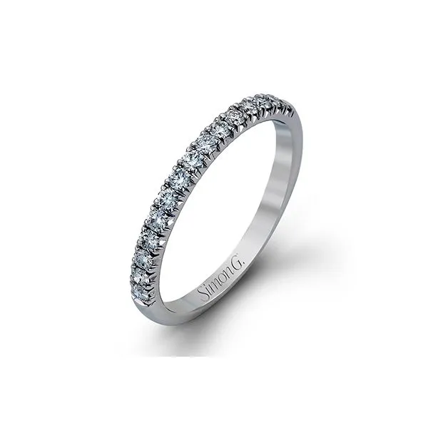 Simon G 18k Diamond Wedding Band Elgin's Fine Jewelry Baton Rouge, LA