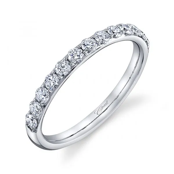 14K White Gold Diamond Wedding Band Elgin's Fine Jewelry Baton Rouge, LA