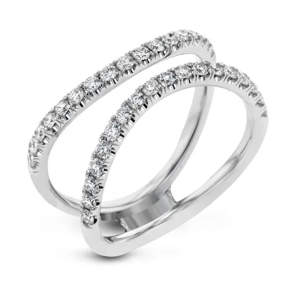 Ladies Simon G. Diamond Ring Guard Elgin's Fine Jewelry Baton Rouge, LA