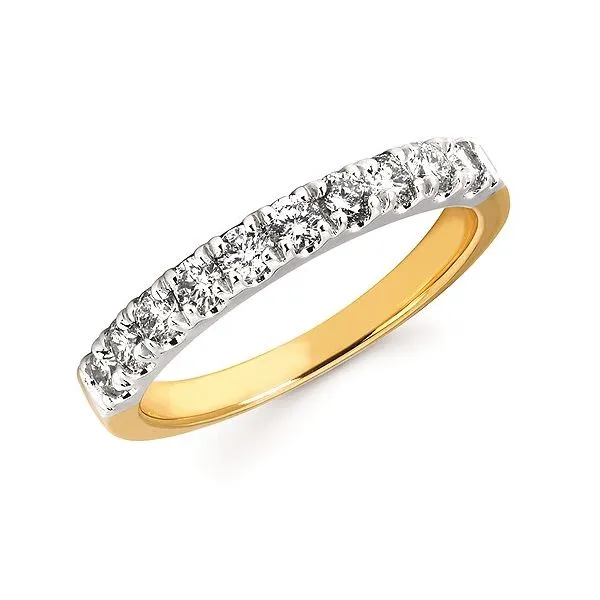 14K White Gold Diamond Wedding Band Elgin's Fine Jewelry Baton Rouge, LA